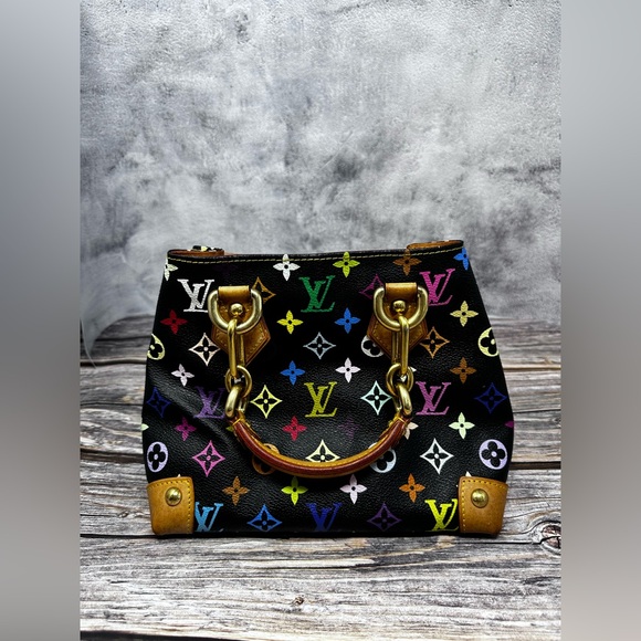 Louis Vuitton Vintagr Monogram multicolore audra EUC - Picture 15 of 15